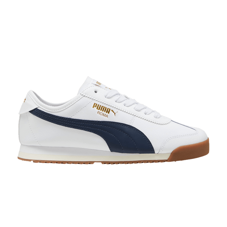 Кроссовки Puma Roma '68 Revival - White Club Navy', белый 
Кроссовки Puma Roma '68 Revival - White Club Navy', белый