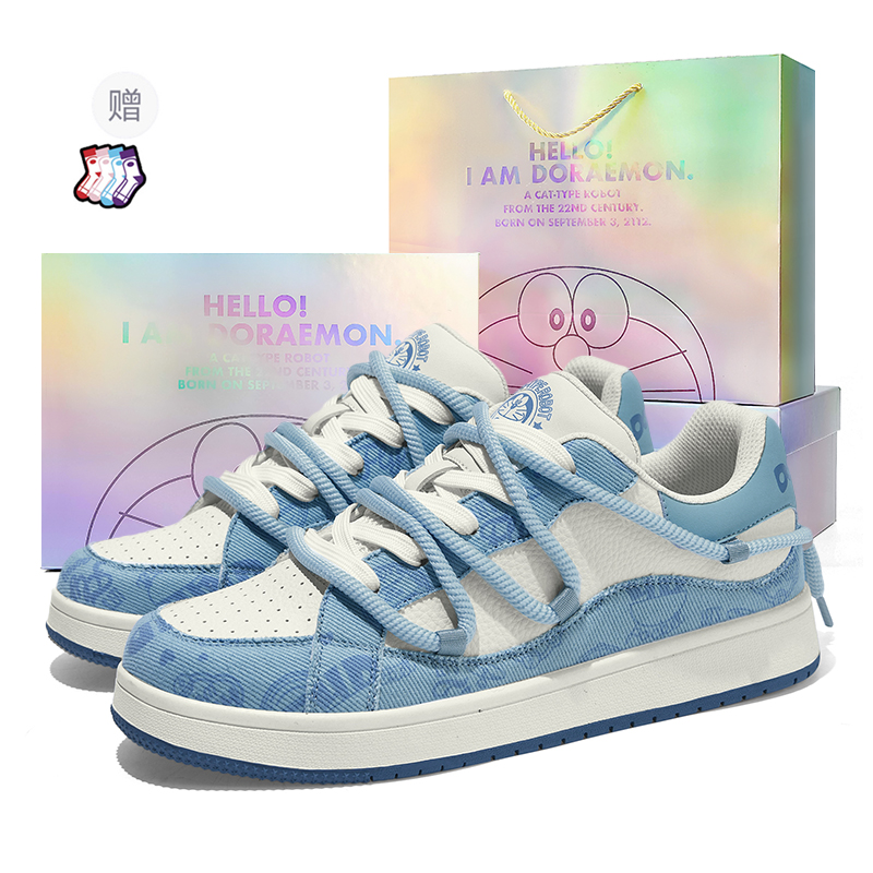Doraemon Дораэмон, лимитированная серия в коробке, пухлые кроссовки низкие скейтбордские унисекс — мусс синий коробка, цвет Mousse Blue Box
Doraemon Дораэмон, лимитированная серия в коробке, пухлые кроссовки низкие скейтбордские унисекс — мусс синий коробка, цвет Mousse Blue Box