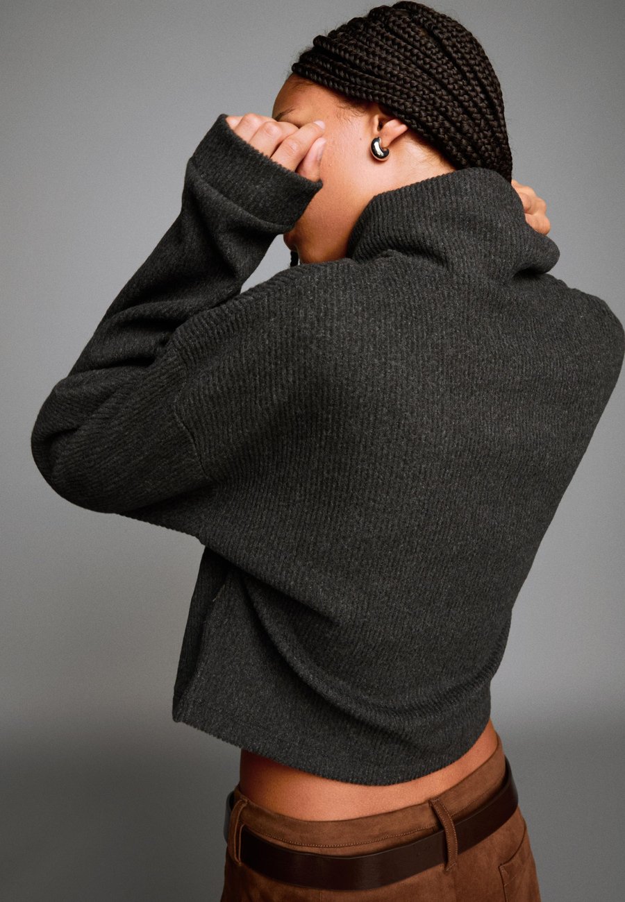 Толстовка Bershka HIGH NECK, Grey
Толстовка Bershka HIGH NECK, Grey