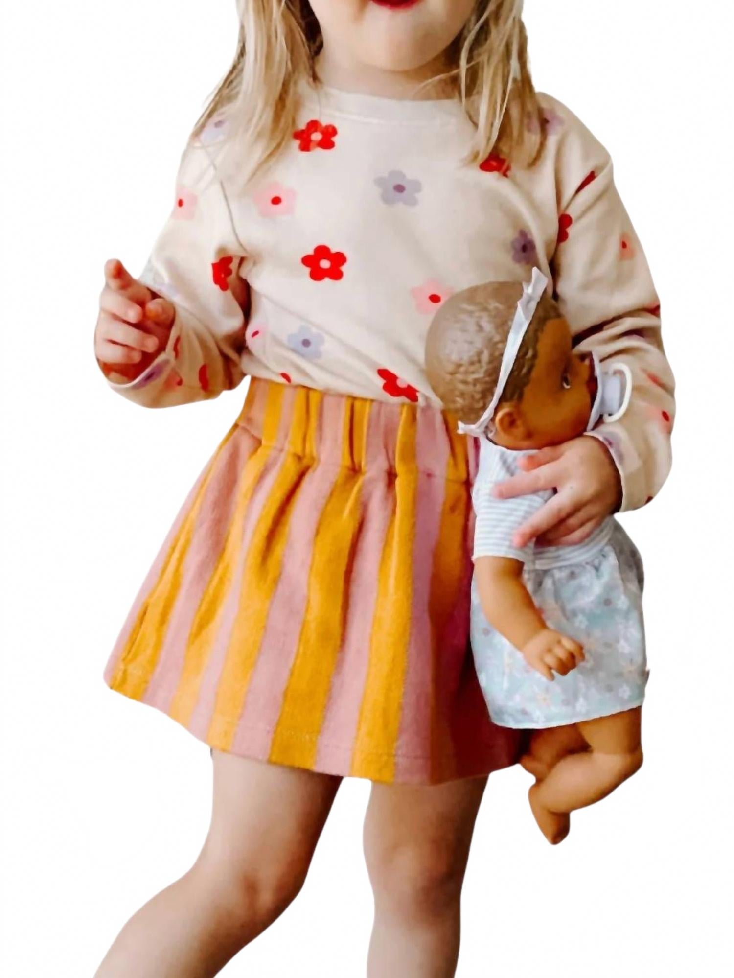 Юбка Evie в золотую полоску Bizz x Siss, золотой 
Юбка Evie в золотую полоску Bizz x Siss, золотой