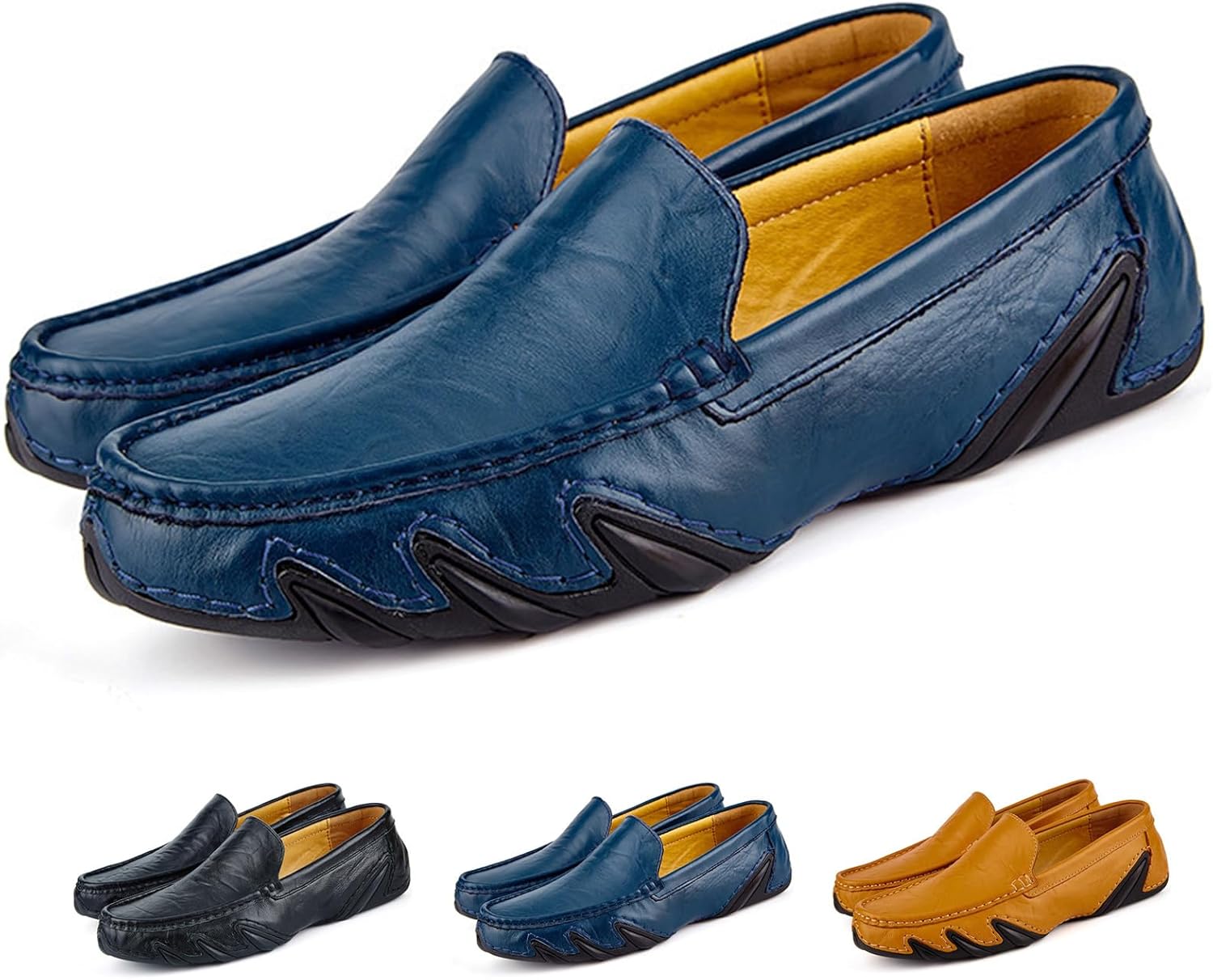Мужские мокасины с мягкой подошвой с отделкой пенни, удобные с круглым носком, повседневные мягкие кроссовки для ходьбы, лодочные туфли из кожи, и для вождения Lossarye, синий
Мужские мокасины с мягкой подошвой с отделкой пенни, удобные с круглым носком, повседневные мягкие кроссовки для ходьбы, лодочные туфли из кожи, и для вождения Lossarye, синий