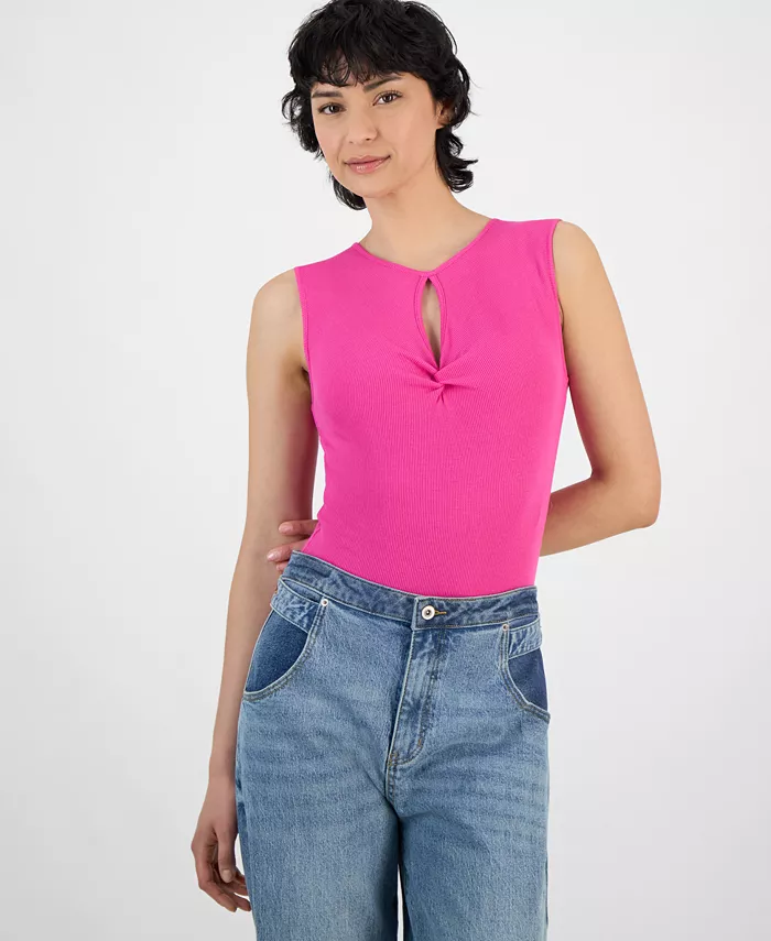 Женский безрукавный боди с вырезами и рубчиками Bar III, розовый
Женский безрукавный боди с вырезами и рубчиками Bar III, розовый