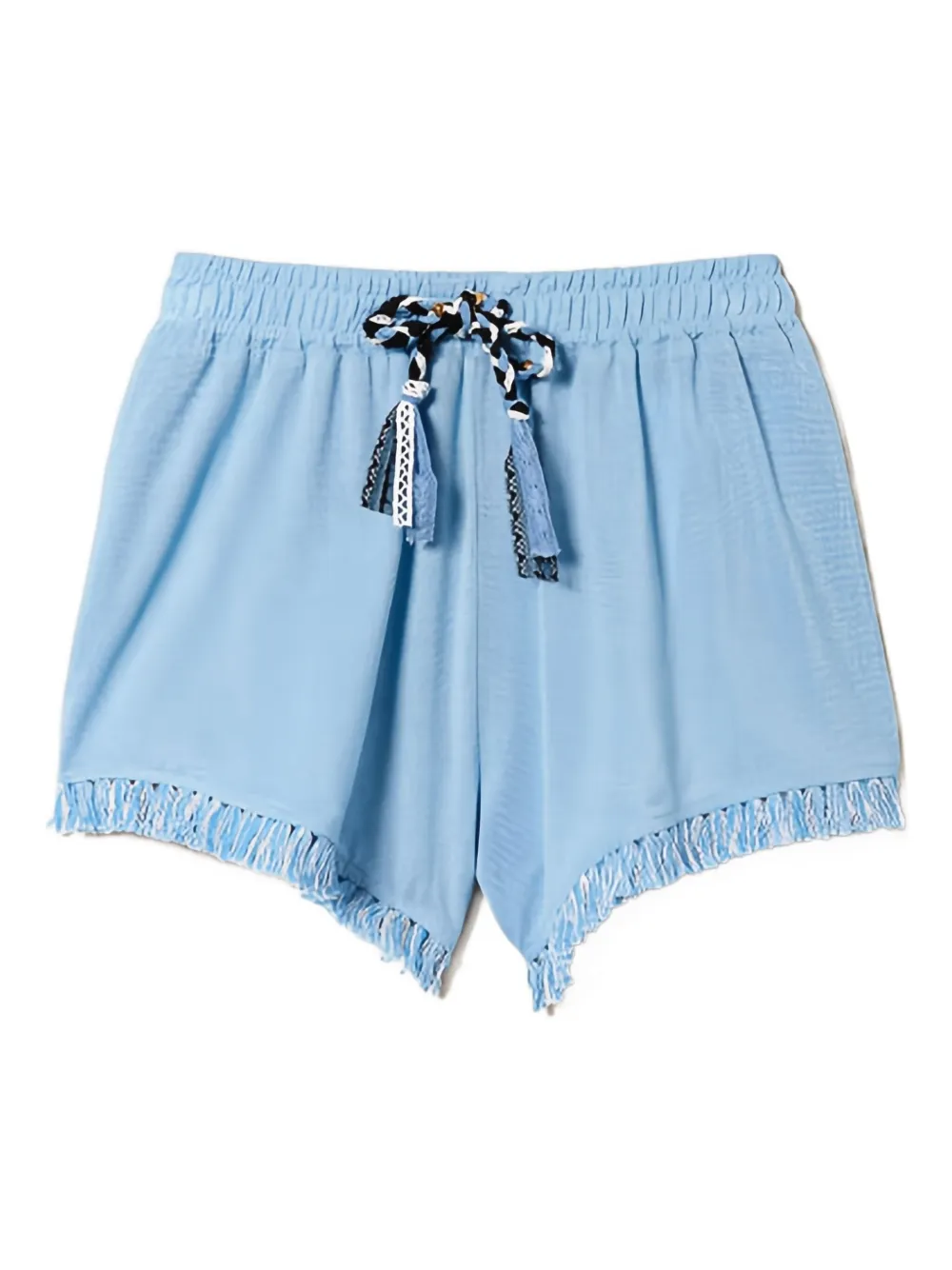 Шорты с бахромой из плетеного кружева TWINSET, синий
Шорты с бахромой из плетеного кружева TWINSET, синий