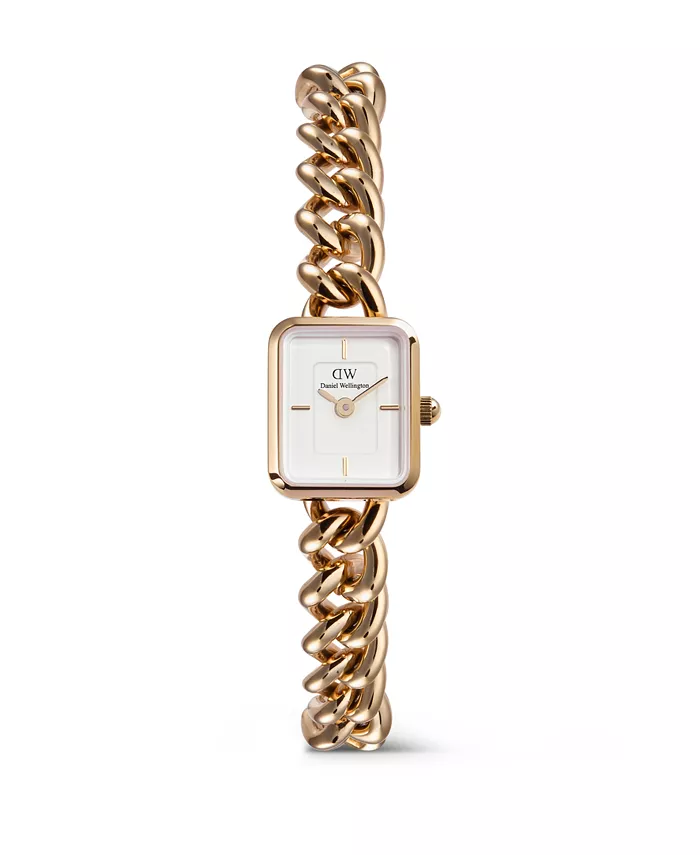 Женские часы с аналоговым циферблатом из нержавеющей стали с розовым золотым покрытием, 16 мм Daniel Wellington
Женские часы с аналоговым циферблатом из нержавеющей стали с розовым золотым покрытием, 16 мм Daniel Wellington