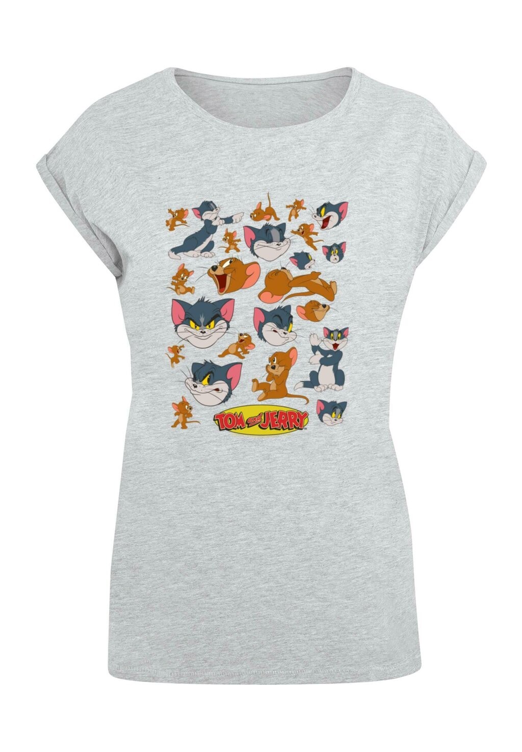 Футболка с принтом TOM AND JERRY MANY FACES ABSOLUTE CULT, светло-серый
Футболка с принтом TOM AND JERRY MANY FACES ABSOLUTE CULT, светло-серый