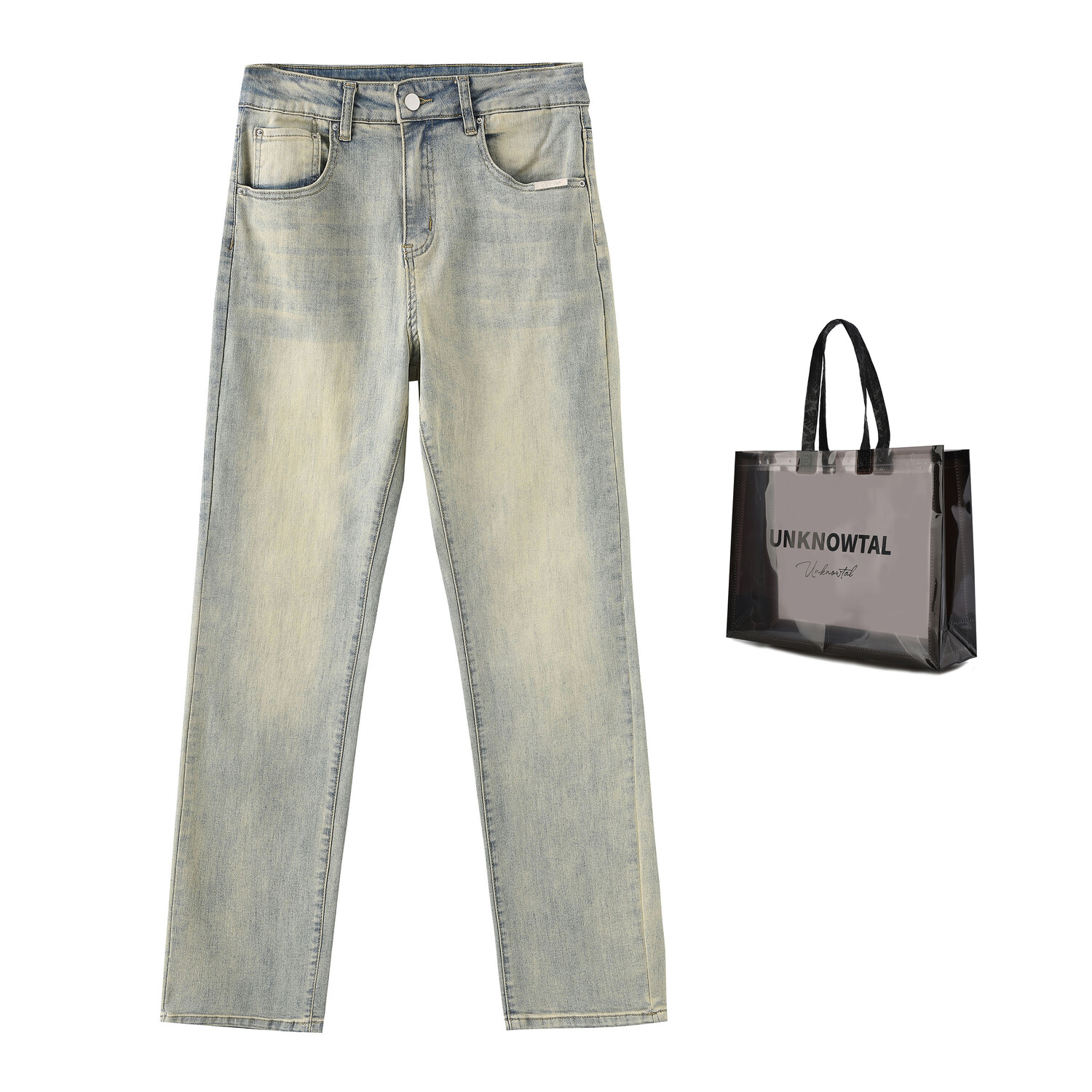 Джинсы унисекс UNKNOWTAL, Светло-синий
Джинсы унисекс UNKNOWTAL, Светло-синий