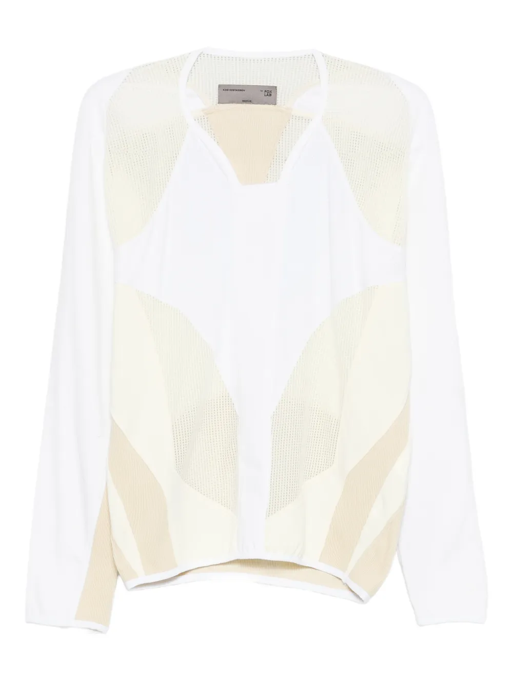 Топ с контрастными вставками и рубчатой отделкой Fox Racing Labs, белый
Топ с контрастными вставками и рубчатой отделкой Fox Racing Labs, белый