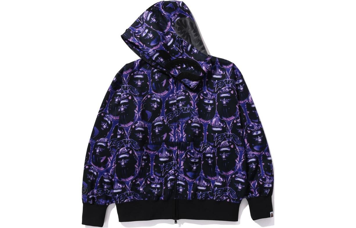 Толстовка с капюшоном BAPE Ape Head Graffiti Shark на молнии A Bathing Ape, черный
Толстовка с капюшоном BAPE Ape Head Graffiti Shark на молнии A Bathing Ape, черный