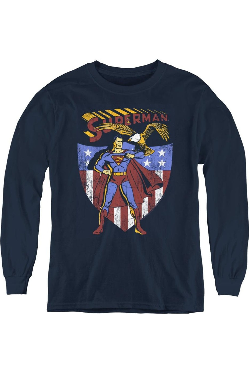 Футболка с длинным рукавом Superman All American Youth Gildan, темно-синий
Футболка с длинным рукавом Superman All American Youth Gildan, темно-синий