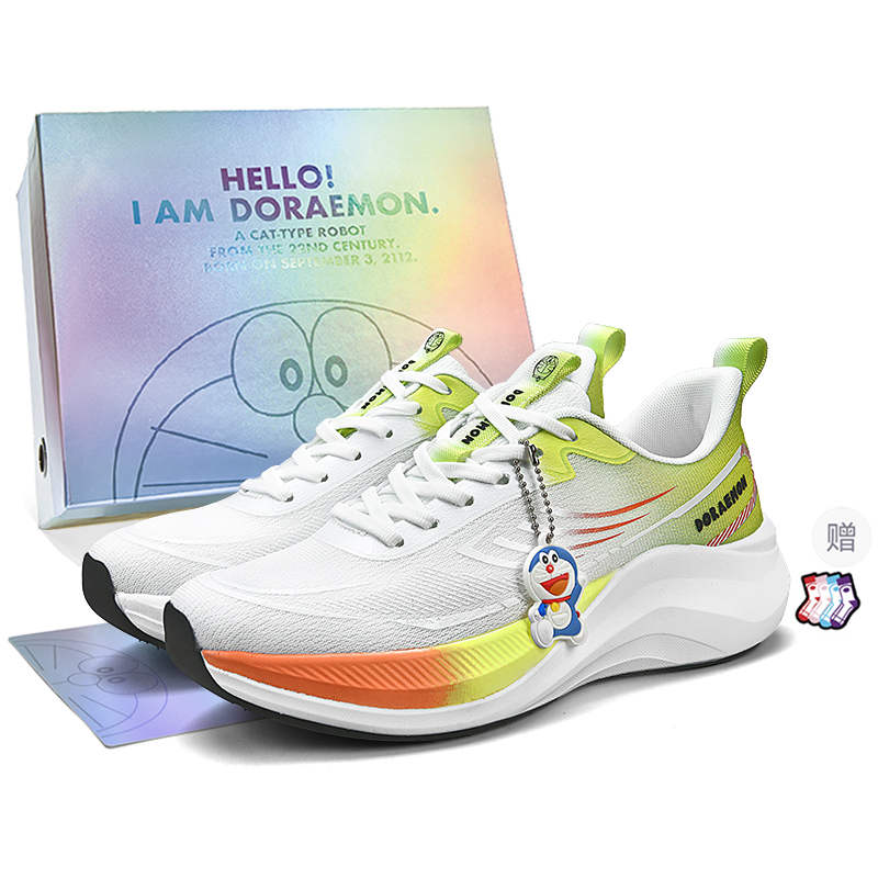 Doraemon Дораэмон Низкие кроссовки для бега унисекс — Коллекция Зелёный чай с модными носками, цвет Green Tea Green Charm Edition+Trendy Socks
Doraemon Дораэмон Низкие кроссовки для бега унисекс — Коллекция Зелёный чай с модными носками, цвет Green Tea Green Charm Edition+Trendy Socks