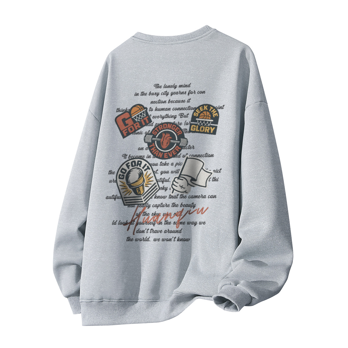Свитшот Unisex Crew Neck Moderate Heavyweight HUANQIU, светло-серый
Свитшот Unisex Crew Neck Moderate Heavyweight HUANQIU, светло-серый