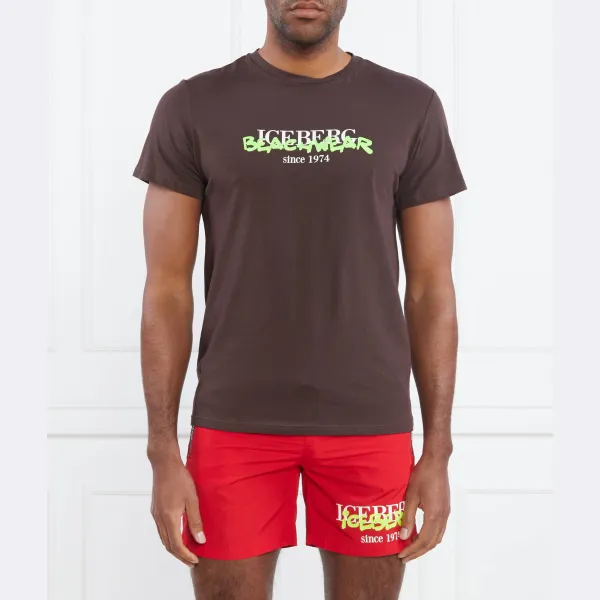 Футболка стандартного кроя Iceberg, коричневый
Футболка стандартного кроя Iceberg, коричневый