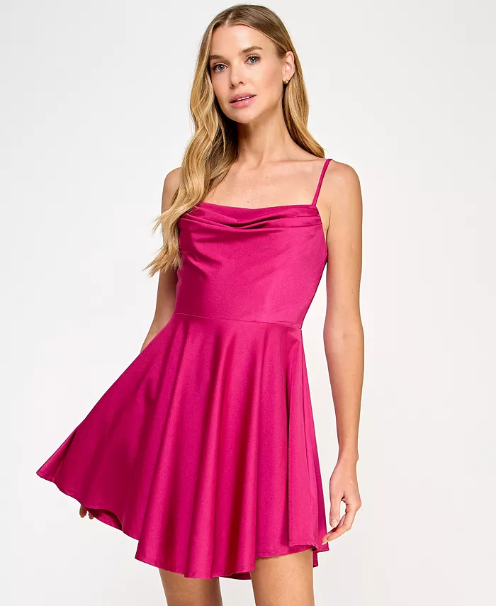 Платье-фигуристка с драпировкой сверху для юниоров City Studios, фиолетовый
Платье-фигуристка с драпировкой сверху для юниоров City Studios, фиолетовый