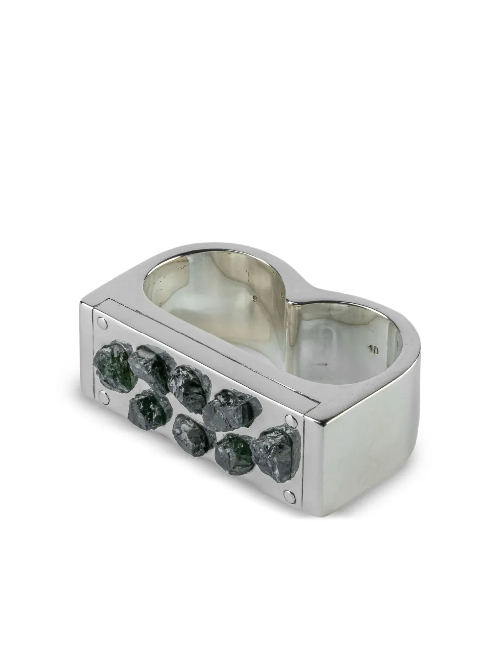 Кольцо Plate Double Parts of Four, серебяный
Кольцо Plate Double Parts of Four, серебяный