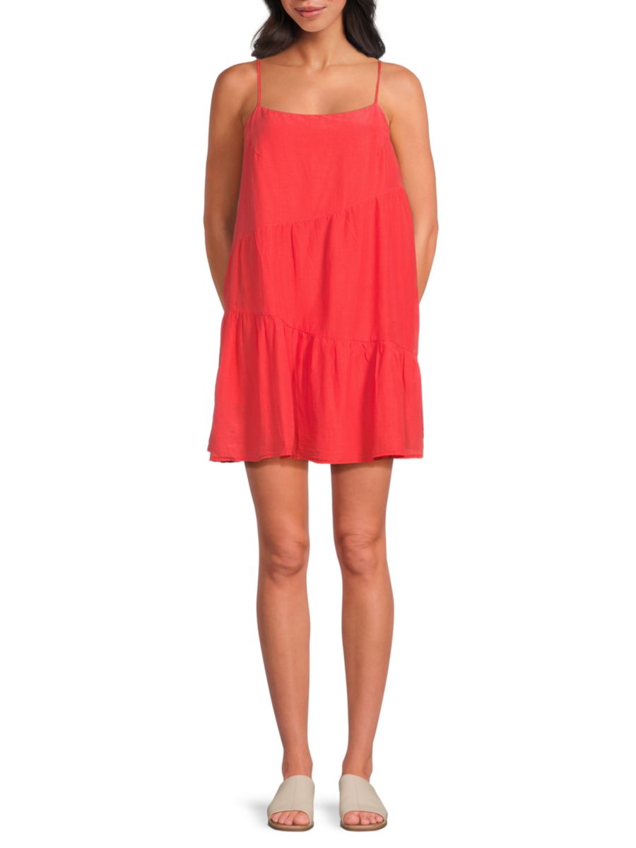 Мини-платье Suzie из хлопка и шелка, многослойное, А-силуэта Velvet by Graham & Spencer, цвет Vixen Red
Мини-платье Suzie из хлопка и шелка, многослойное, А-силуэта Velvet by Graham & Spencer, цвет Vixen Red