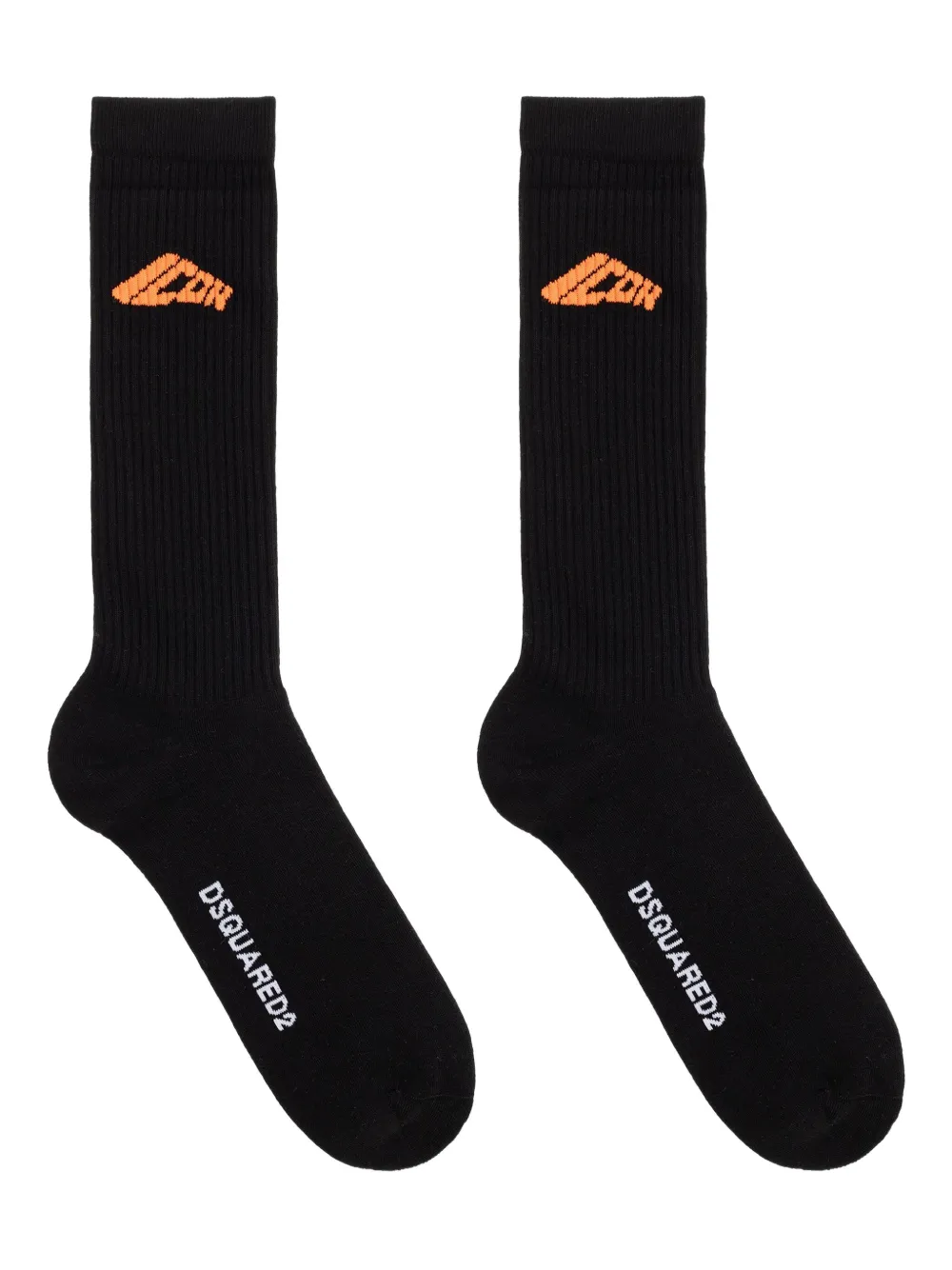 Ребристые носки с вышитым логотипом DSQUARED2, черный
Ребристые носки с вышитым логотипом DSQUARED2, черный