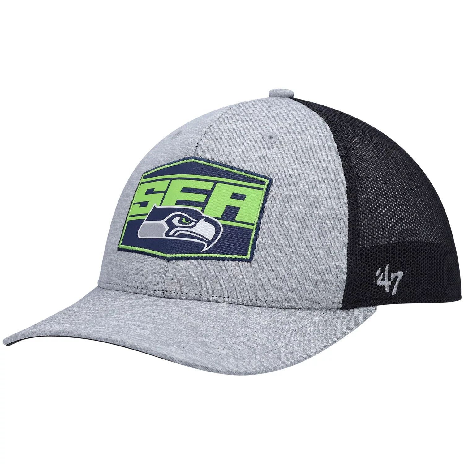 Мужская шляпа '47 с меланжево-серым/темно-синим стилем Seattle Seahawks Motivator Flex Hat
Мужская шляпа '47 с меланжево-серым/темно-синим стилем Seattle Seahawks Motivator Flex Hat