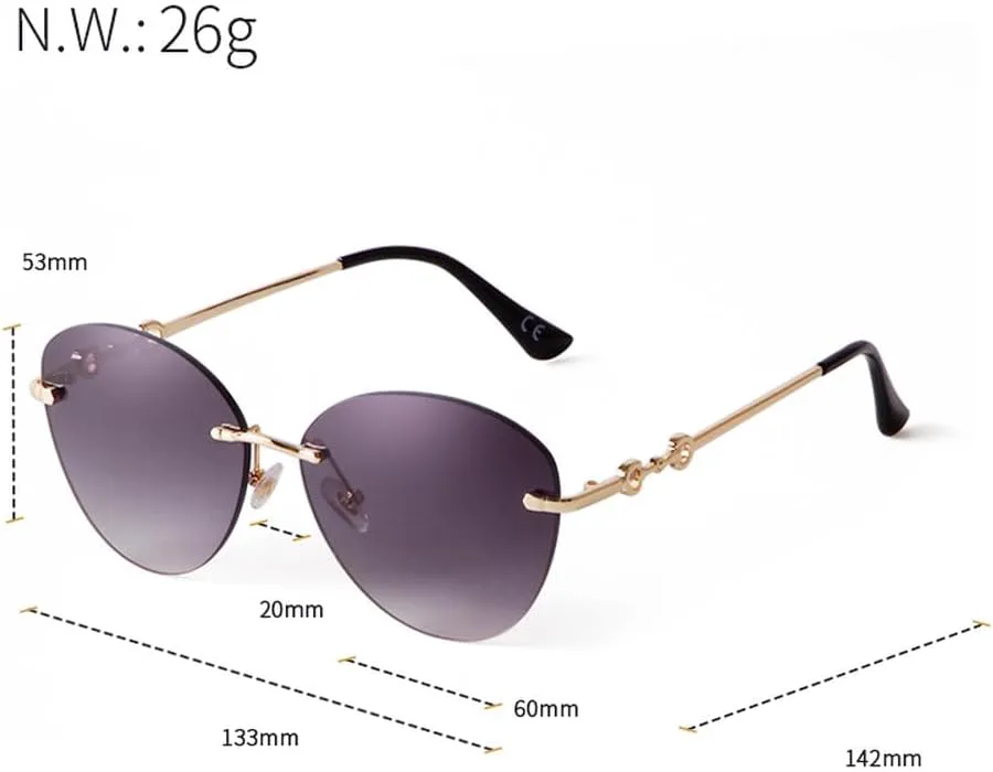 Винтажные солнцезащитные очки без оправы «кошачий глаз» с алмазной огранкой, для женщин и мужчин, в стиле ретро, с линзами цвета океана TKKTLLT, C2 Brown and Pink
Винтажные солнцезащитные очки без оправы «кошачий глаз» с алмазной огранкой, для женщин и мужчин, в стиле ретро, с линзами цвета океана TKKTLLT, C2 Brown and Pink