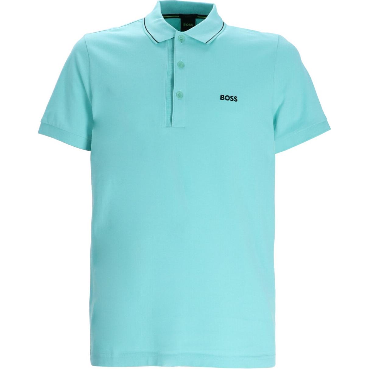 Поло с вышитым логотипом босса HUGO BOSS, синий
Поло с вышитым логотипом босса HUGO BOSS, синий