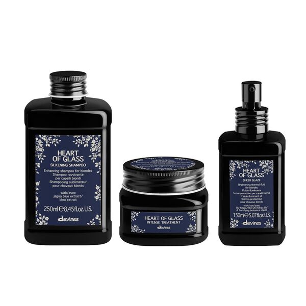 Набор для светлых волос: шампунь, 250 мл + уход, 150 мл + термозащитный флюид, 150 мл Davines Heart of glass
Набор для светлых волос: шампунь, 250 мл + уход, 150 мл + термозащитный флюид, 150 мл Davines Heart of glass