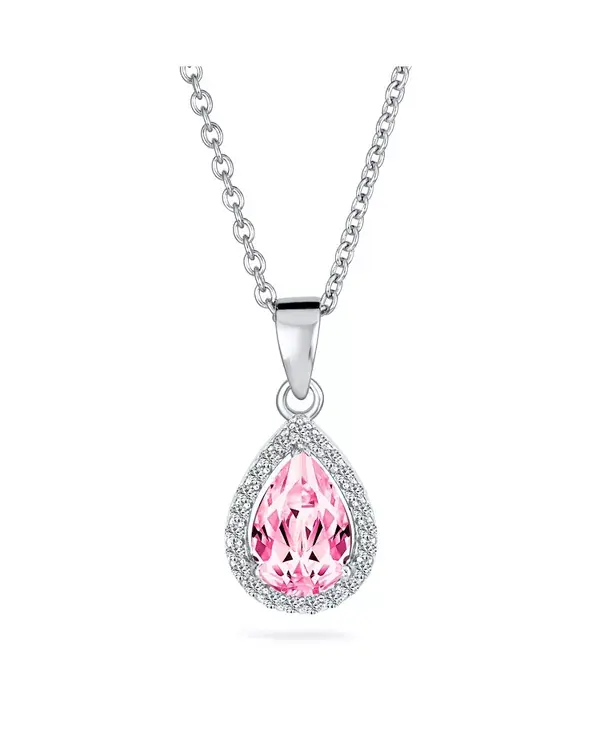 Классическое ожерелье с подвеской-капелькой из кубического циркония, выполненное из серебра 925 пробы. Bling Jewelry, pink
Классическое ожерелье с подвеской-капелькой из кубического циркония, выполненное из серебра 925 пробы. Bling Jewelry, pink