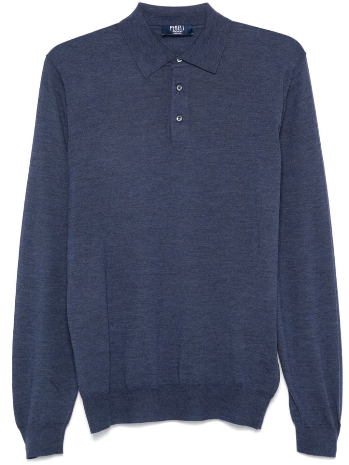 Fedeli рубашка поло тонкой вязки, синий 
Fedeli рубашка поло тонкой вязки, синий