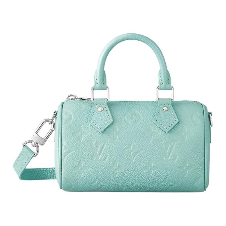 Nano Speedy Pearly Lagoon Turquoise Louis Vuitton, basic set (bag+dust bag)
Nano Speedy Pearly Lagoon Turquoise Louis Vuitton, basic set (bag+dust bag)