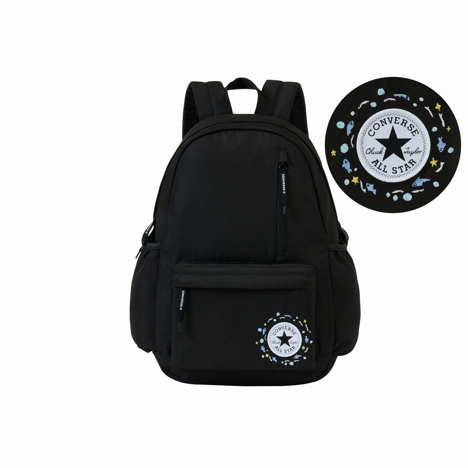 Converse Полиэстеровый рюкзак средний унисекс черный, Black (Star Spiral Fish Leap)
Converse Полиэстеровый рюкзак средний унисекс черный, Black (Star Spiral Fish Leap)