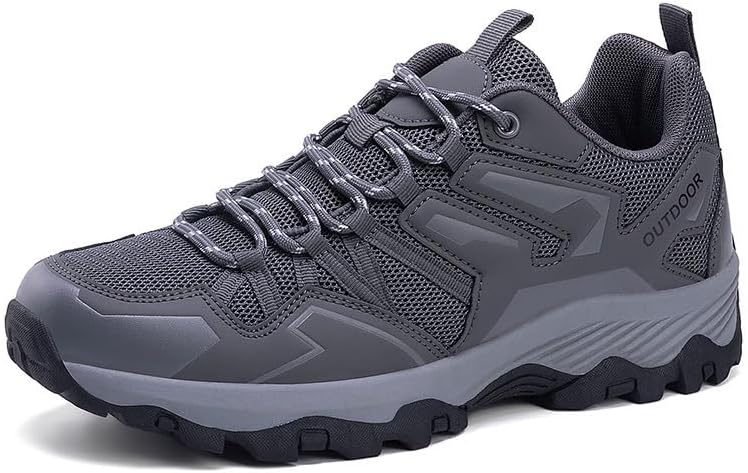 Мужские походные кроссовки для треккинга, обувь для прогулок на открытом воздухе с защитным носком, дышащие, легкие кроссовки для альпинизма Qacksv, серый
Мужские походные кроссовки для треккинга, обувь для прогулок на открытом воздухе с защитным носком, дышащие, легкие кроссовки для альпинизма Qacksv, серый