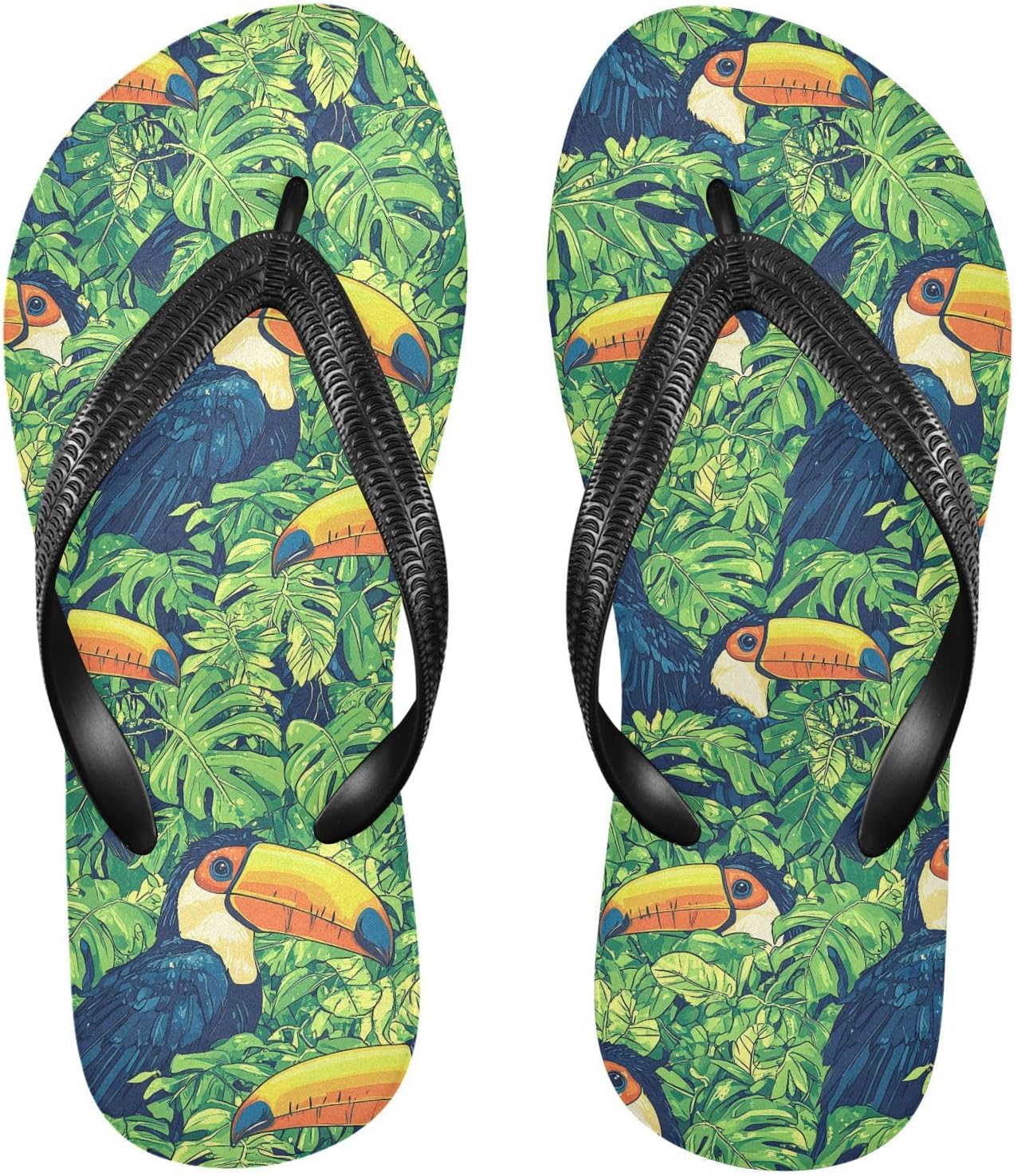 Пляжные сандалии на лето для женщин и мужчин с принтом птицы тукан на пальмовых листьях, для душа, модель 20861573 Kfbe, Toucan
Пляжные сандалии на лето для женщин и мужчин с принтом птицы тукан на пальмовых листьях, для душа, модель 20861573 Kfbe, Toucan