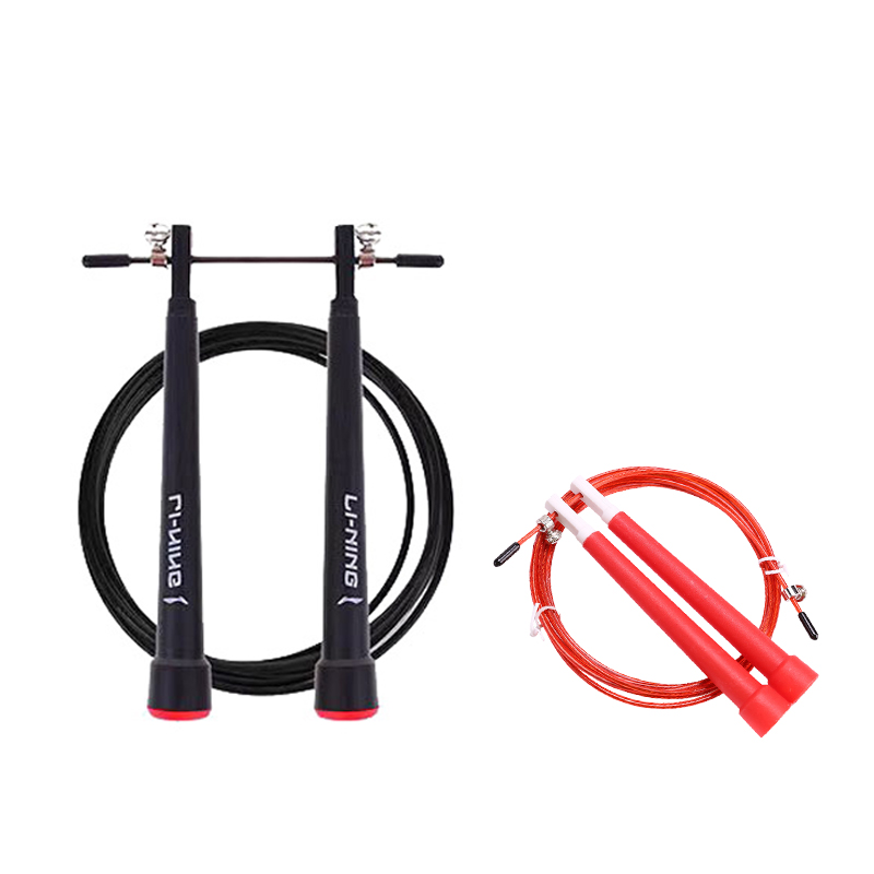 Скакалка для скоростных тренировок материал троса pvc стальной трос, материал рукоятки pvc для учеников LINING, черный
Скакалка для скоростных тренировок материал троса pvc стальной трос, материал рукоятки pvc для учеников LINING, черный