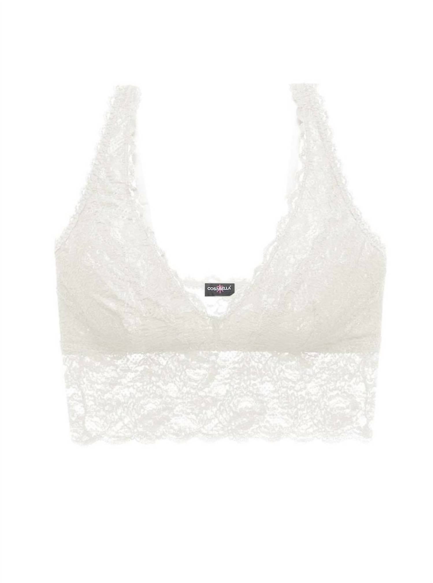 Женский бюстгальтер-бралетт Never Say Never Extended Plunge Longline Bralette белого цвета Cosabella
Женский бюстгальтер-бралетт Never Say Never Extended Plunge Longline Bralette белого цвета Cosabella