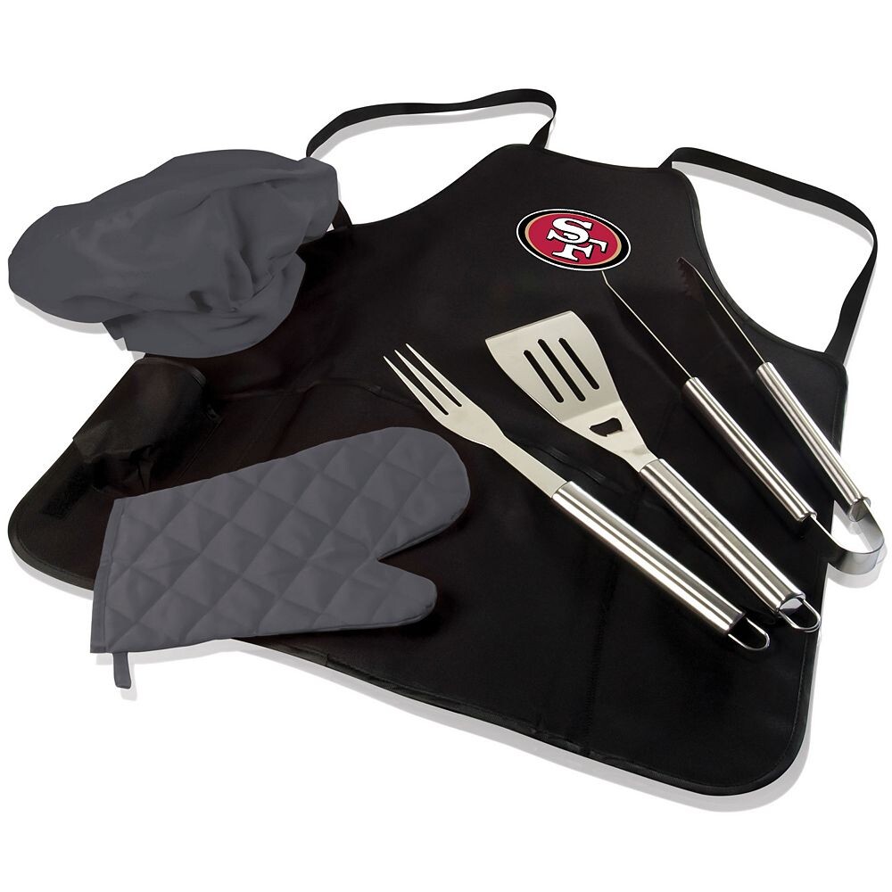 Фартук и сумка для барбекю Picnic Time San Francisco 49ers, черный
Фартук и сумка для барбекю Picnic Time San Francisco 49ers, черный
