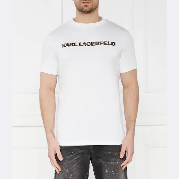 Футболка стандартного кроя Karl Lagerfeld, белый 
Футболка стандартного кроя Karl Lagerfeld, белый