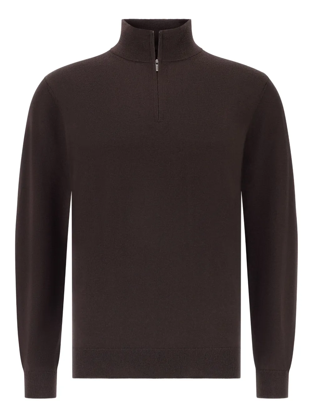 Шерстяной свитер с воротником на молнии Boggi Milano, коричневый
Шерстяной свитер с воротником на молнии Boggi Milano, коричневый