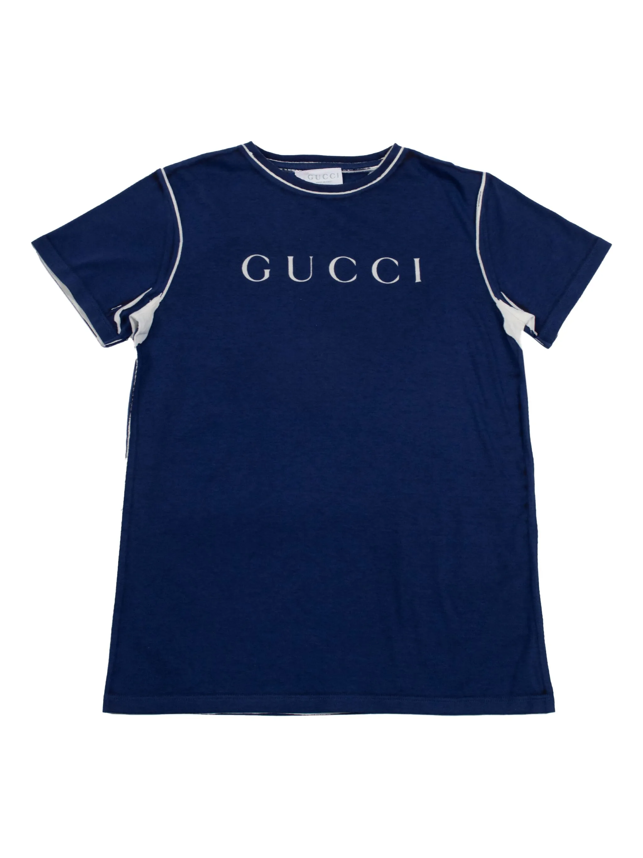 Футболка с логотипом Gucci Kids, синий
Футболка с логотипом Gucci Kids, синий
