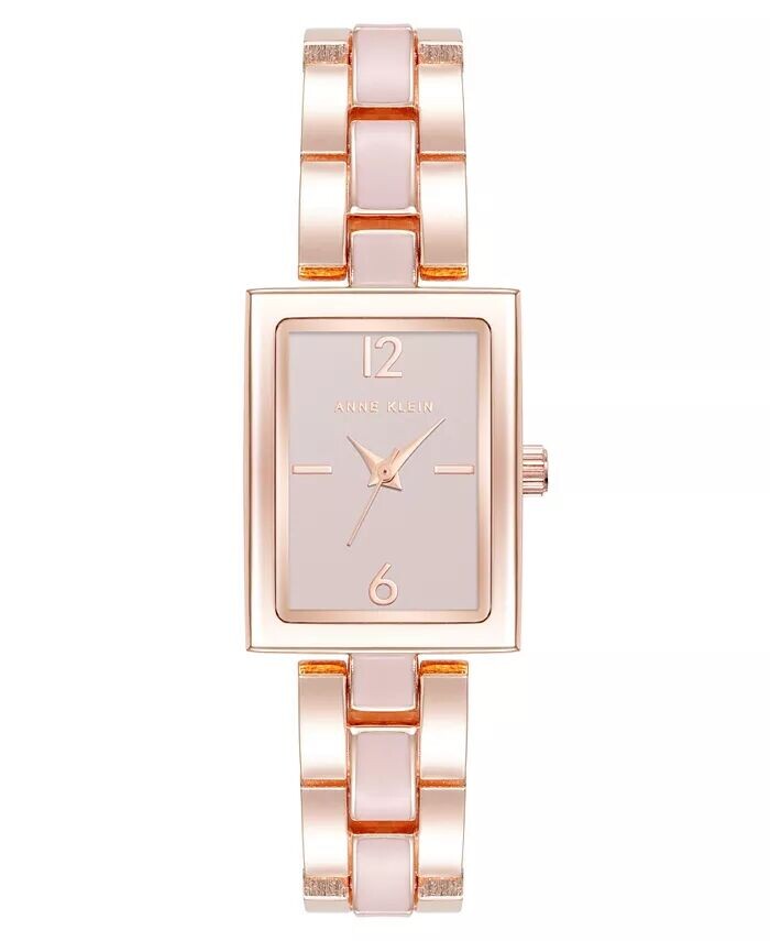 Женские кварцевые современные прямоугольные часы из металлического сплава с эмалью и розовым золотом, 21,5 мм Anne Klein, розовый
Женские кварцевые современные прямоугольные часы из металлического сплава с эмалью и розовым золотом, 21,5 мм Anne Klein, розовый