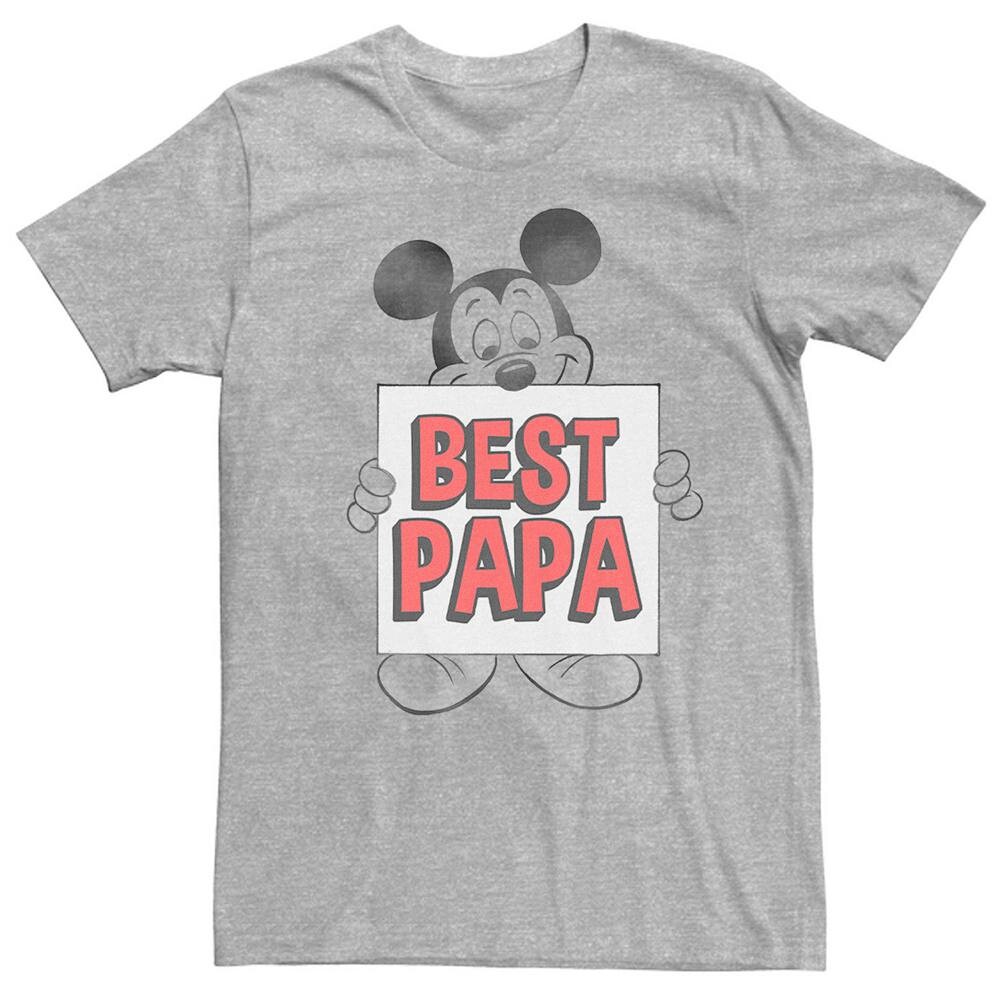 Мужская традиционная футболка Disney's Mickey Mouse с рисунком Mickey Best Papa Licensed Character, серый
Мужская традиционная футболка Disney's Mickey Mouse с рисунком Mickey Best Papa Licensed Character, серый