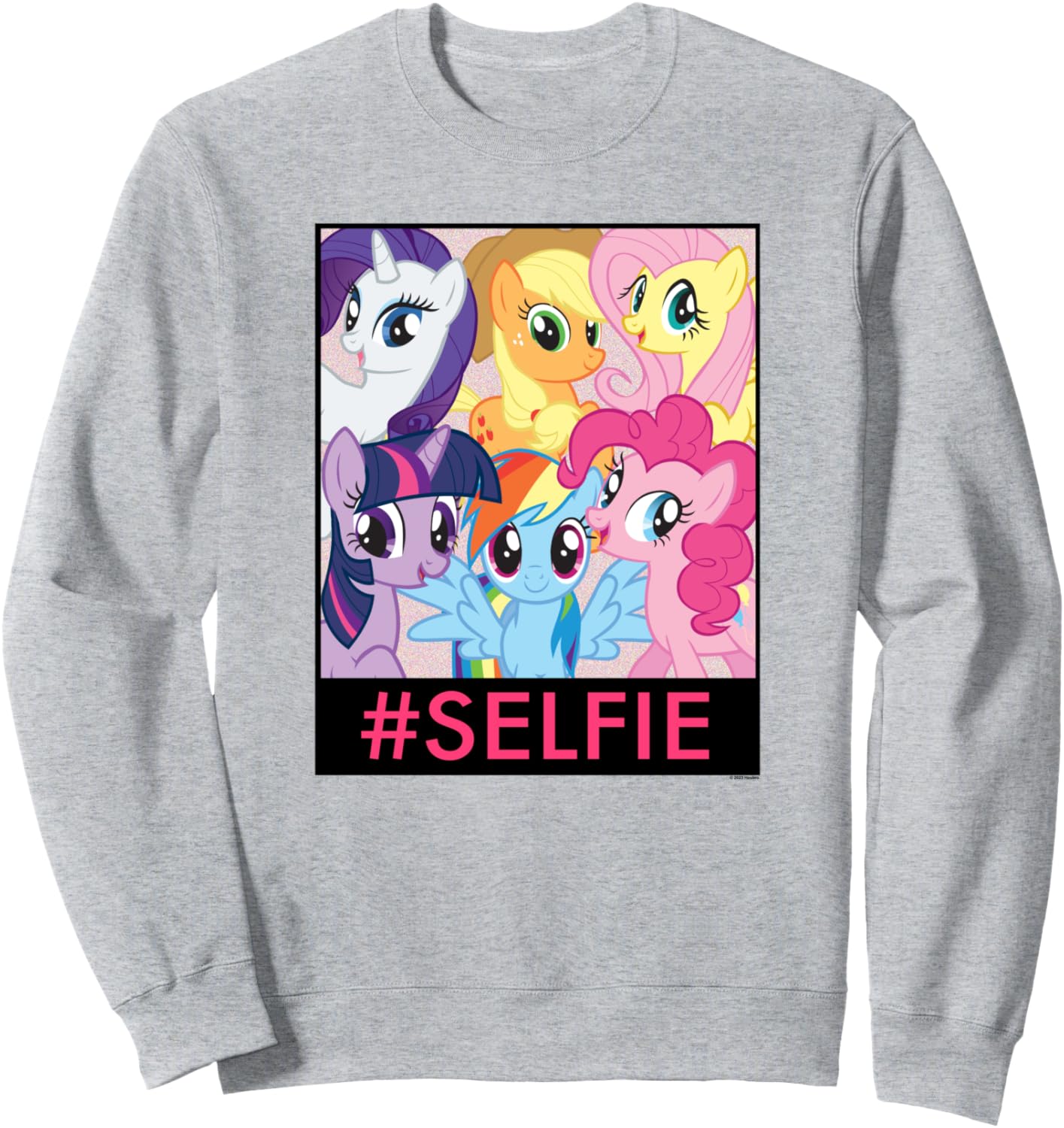 Толстовка с изображением селфи-портрета из мультфильма «Мой маленький пони: Команда дружбы - это волшебство», серая My Little Pony
Толстовка с изображением селфи-портрета из мультфильма «Мой маленький пони: Команда дружбы - это волшебство», серая My Little Pony