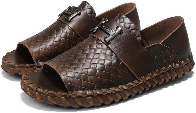 Мужские летние кожаные сандалии AQIXIDX для активного отдыха, повседневные пляжные кроссовки, удобные легкие сандалии для прогулок, коричневый
Мужские летние кожаные сандалии AQIXIDX для активного отдыха, повседневные пляжные кроссовки, удобные легкие сандалии для прогулок, коричневый