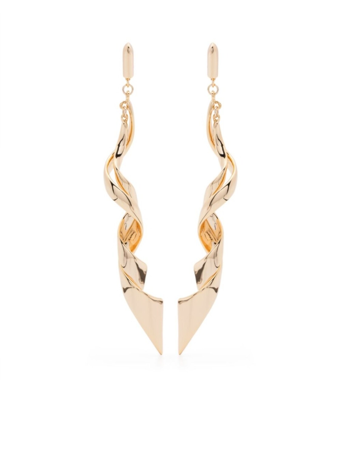 Серьги в виде спиральной ленты Eddie Borgo, золотой 
Серьги в виде спиральной ленты Eddie Borgo, золотой