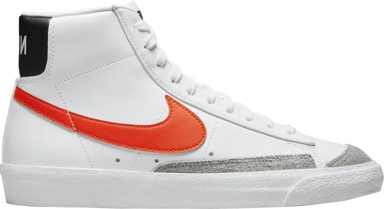 Кроссовки Blazer Mid '77 Vintage 'White Safety Orange', белый
Кроссовки Blazer Mid '77 Vintage 'White Safety Orange', белый