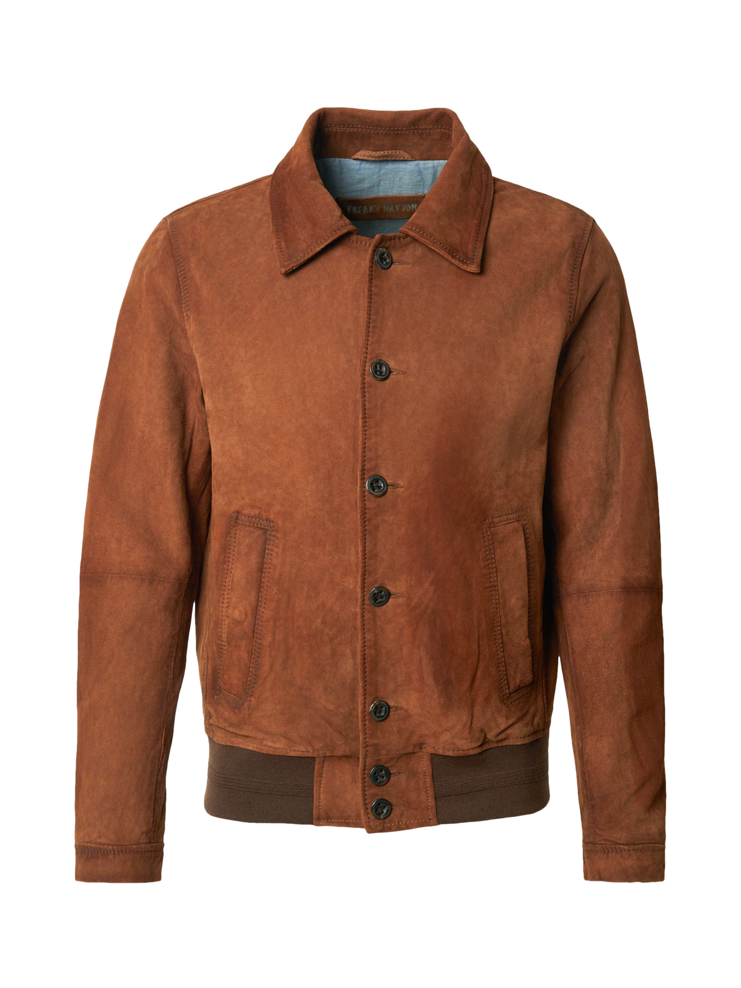 FREAKY NATION Межсезонная куртка 'Ruston' в цвете Cognac
FREAKY NATION Межсезонная куртка 'Ruston' в цвете Cognac