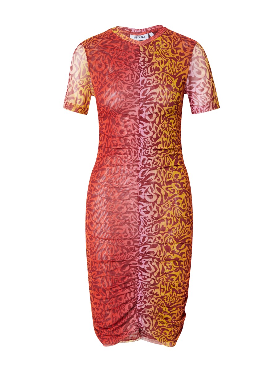 Платье WEEKDAY Agnes, цвет Wine red/Fire red 
Платье WEEKDAY Agnes, цвет Wine red/Fire red