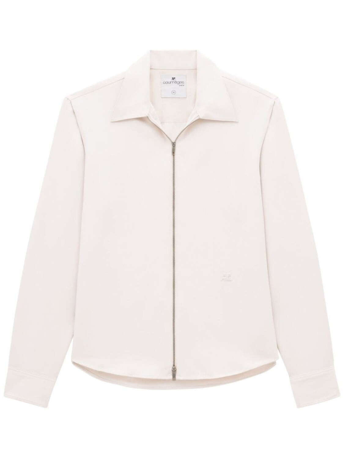 Рубашка из твила на молнии Courrèges, серый
Рубашка из твила на молнии Courrèges, серый