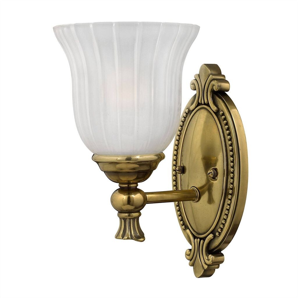 Настенный светильник Françoise, полированная латунь и стекло, 1 лампочка Elstead Lighting
Настенный светильник Françoise, полированная латунь и стекло, 1 лампочка Elstead Lighting