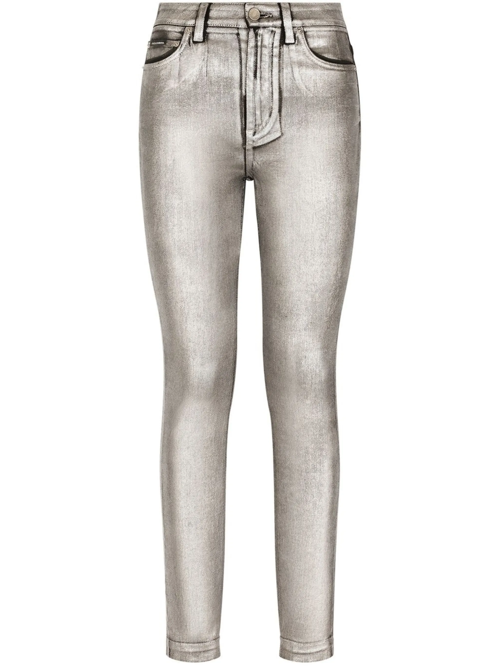 Джинсы скинни Audrey с эффектом металлик Dolce & Gabbana, серебристый
Джинсы скинни Audrey с эффектом металлик Dolce & Gabbana, серебристый