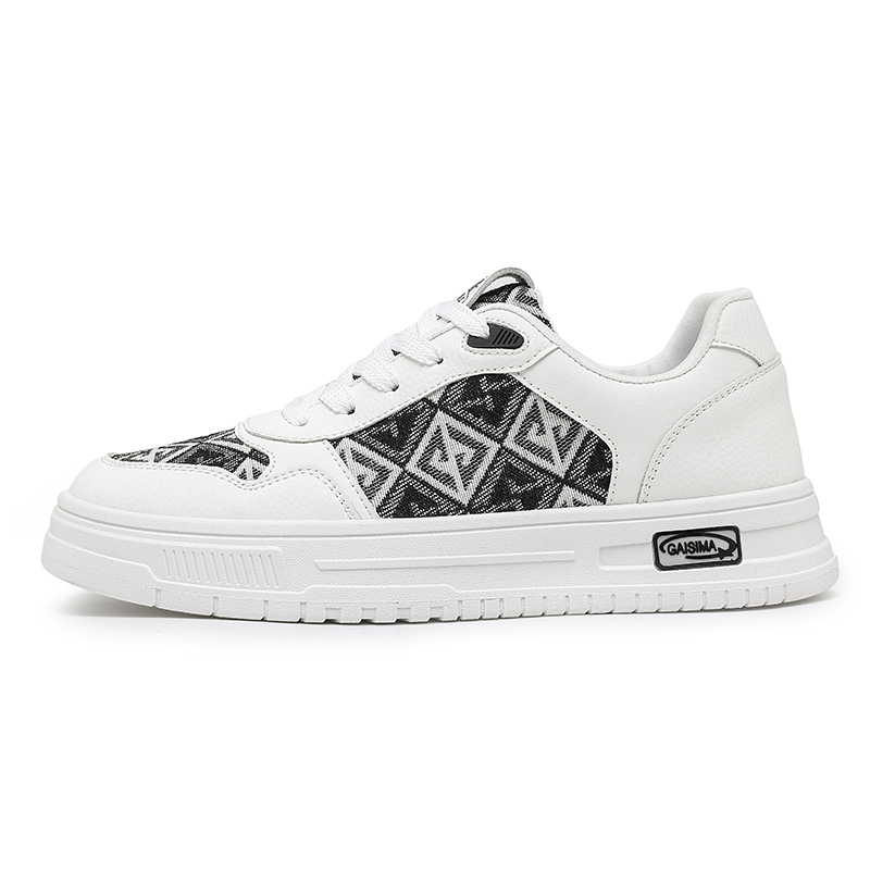GAISIMA Мужские лоу-топ скейтборд кроссовки бело-черные, цвет White Black
GAISIMA Мужские лоу-топ скейтборд кроссовки бело-черные, цвет White Black