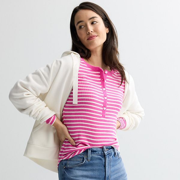 Женская футболка с длинным рукавом henley Sonoma Goods For Life, Pink Everyday Stripe, Розовый, Женская футболка с длинным рукавом henley Sonoma Goods For Life, Pink Everyday Stripe
Женская футболка с длинным рукавом henley Sonoma Goods For Life, Pink Everyday Stripe, Розовый, Женская футболка с длинным рукавом henley Sonoma Goods For Life, Pink Everyday Stripe