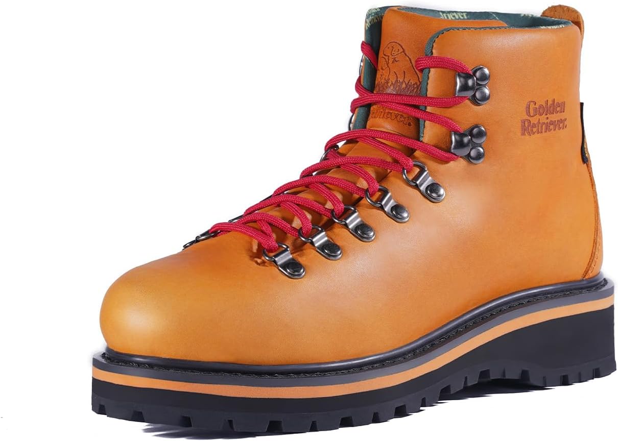 Мужские ботинки для пеших прогулок Golden Retriever, 15 см, из цельной кожи - подкладка CoolMax, противоскользящие, прочные рабочие, золотой
Мужские ботинки для пеших прогулок Golden Retriever, 15 см, из цельной кожи - подкладка CoolMax, противоскользящие, прочные рабочие, золотой